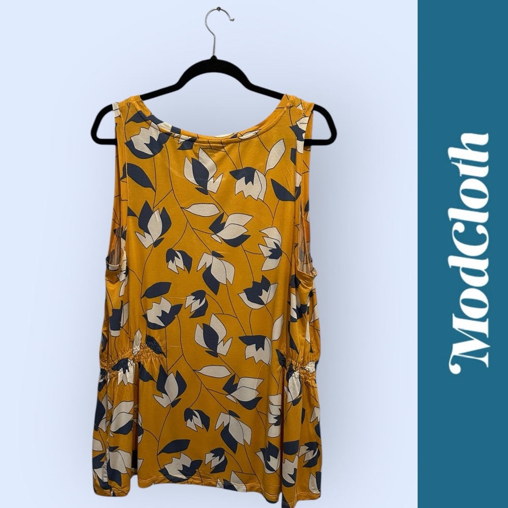 ModCloth Easily Leisurely Top, Size 1X, MSRP $39 - Picture 5 of 9